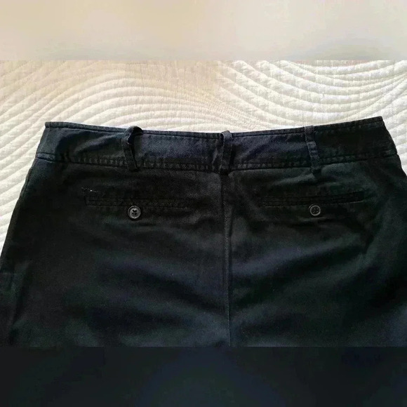 ❤️ Smart Set Cropped Black Straight Leg Capri Pant Size 9 - Picture 5 of 11